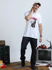 Courage Graphic Print Crew Neck T-Shirt | Regular Fit