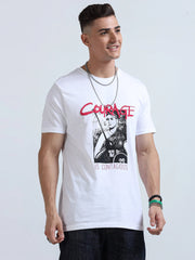Courage Graphic Print Crew Neck T-Shirt