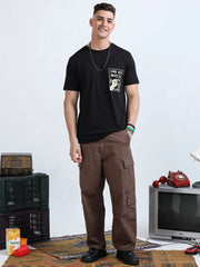 Malik Front & Back Print T-Shirt