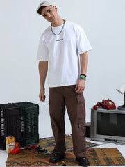 Meaning Front & Back print Oversized Crew Neck T-Shirt