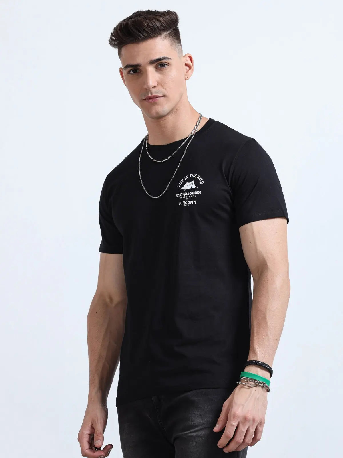 PDG Graphic Print Slim Fit T-Shirt