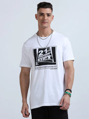 21st Chest Graphic Print Crew Neck T-Shirt