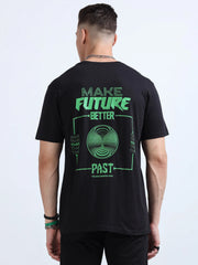 Future Front & Back print Crew Neck T-Shirt | Regular Fit